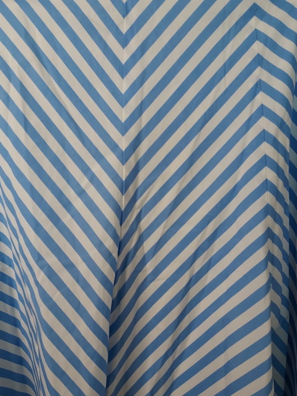 Ann Taylor Striped Poplin Flare Midi Skirt In Vista Size 14 NWOT - Picture 10 of 11